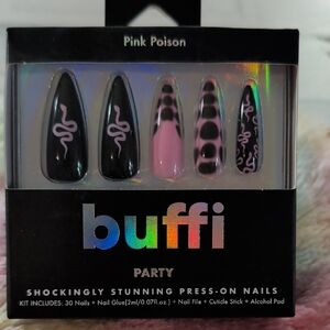 Buffi Pink Poison Party Press-On Nails